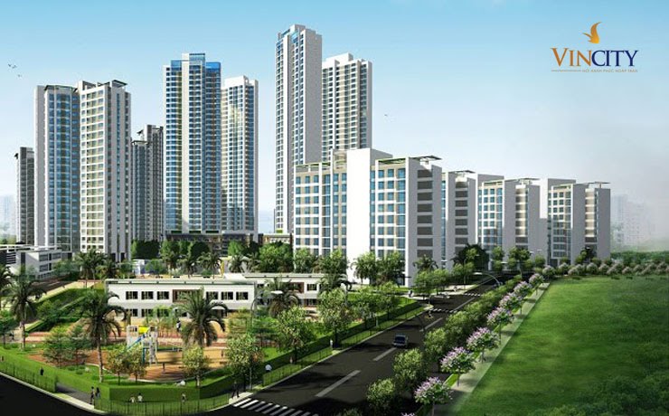 Diện tích cây xanh tại dự án Vinhomes Đại Mỗ