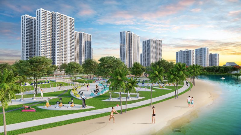 không gian xanh tại chung cư Vinhomes Smart City không gian xanh tại chung cư Vinhomes Smart City