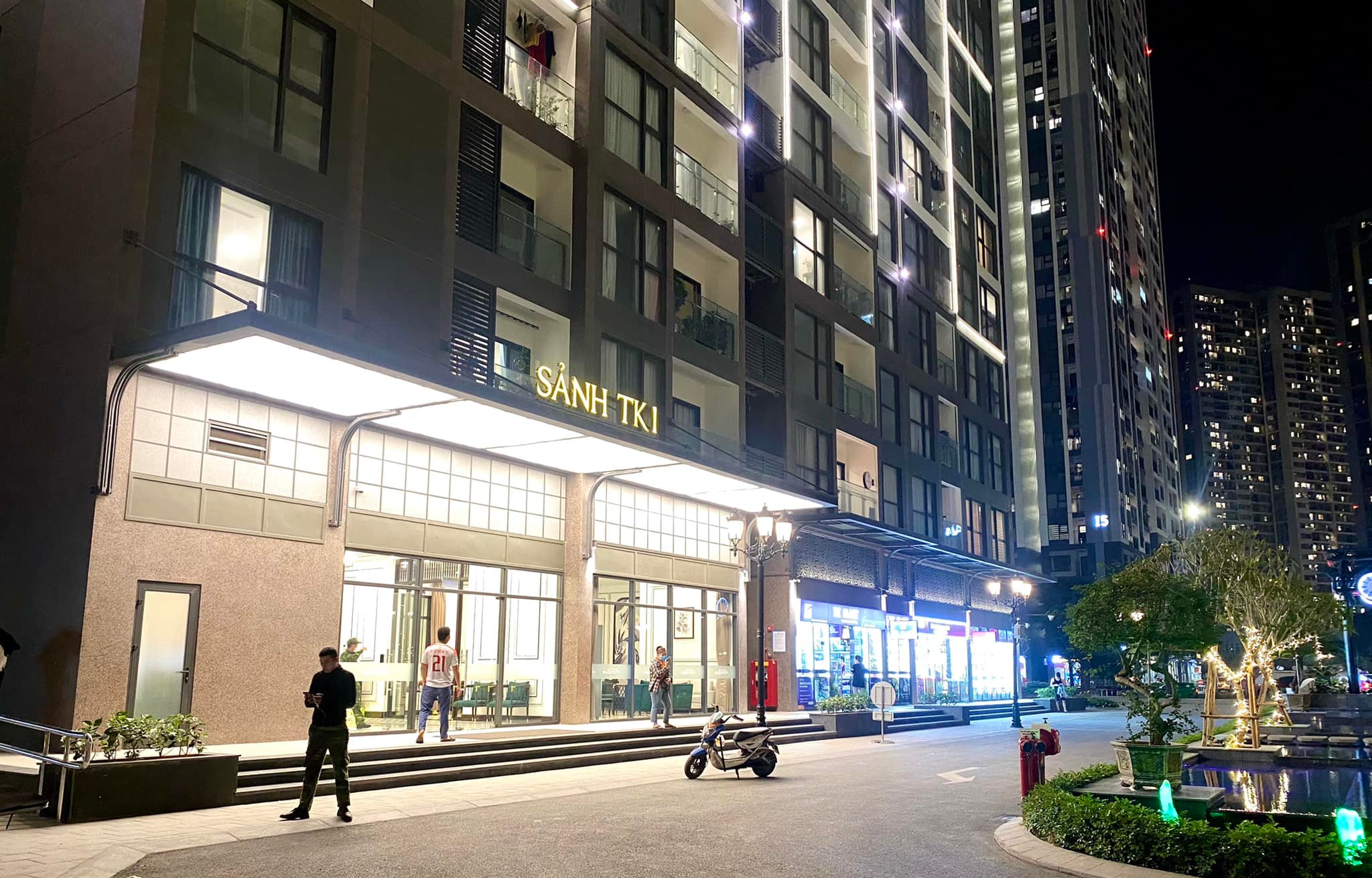 Sảnh căn hộ tòa TK1 Vinhomes Smart City