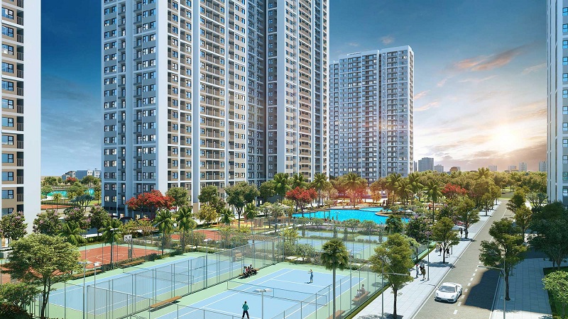 Tầm View công viên nội khu Sapphire 1 Tây Mỗ