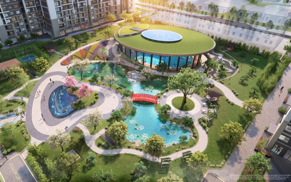 phối cảnh tiện ích nội khu của Sakura