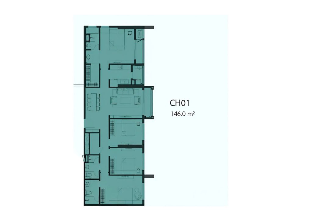 thiết kế căn 4PN the matrix premium