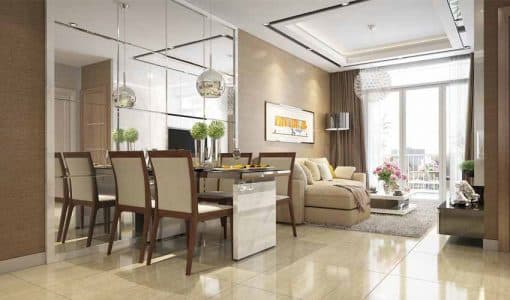 Thiết kế nội thất căn hộ tại Vinhomes Smart City theo phong cách hiện đại, tiện nghi.