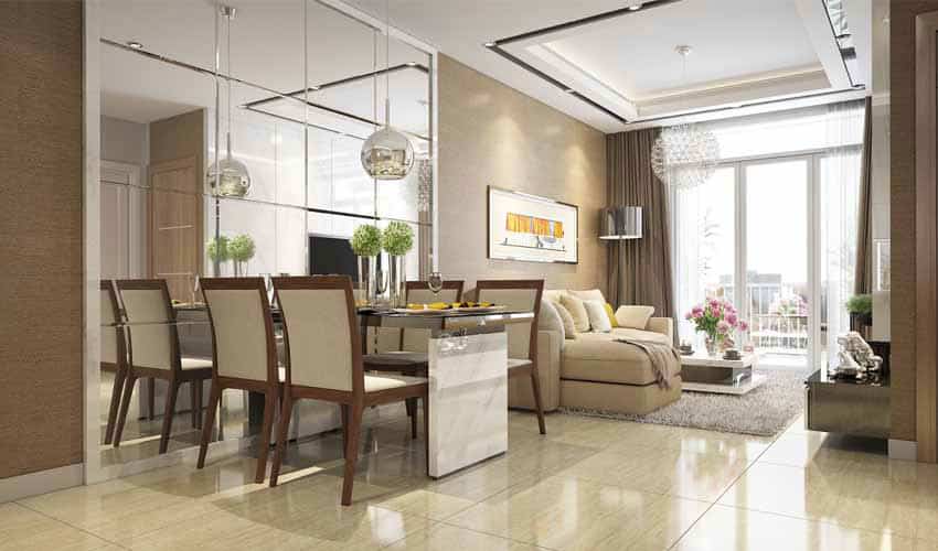 Thiết kế nội thất căn hộ tại Vinhomes Smart City theo phong cách hiện đại, tiện nghi