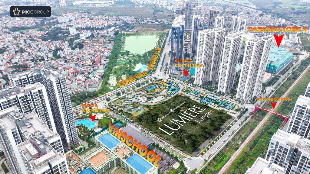 vị trí lumiere evegreen smart city